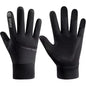 Men Winter Outdoor Warm Full Finger Gloves Waterproof Anti-Slip Touch Screen Compatible Cycling Sports Gloves Thickened Warm