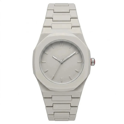 Rebirth Octagonal Comic-Style Watch, Two-Dimensional Line Art Quartz Watch, Simple Unisex Waterproof Watch for Both Men and Women
