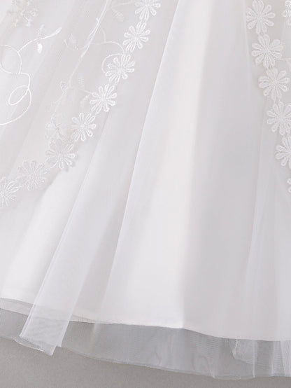 Baby Girl Dress New Collection Fashion Girls Elegant Frock Kids Satin Birthday Party Long Dress