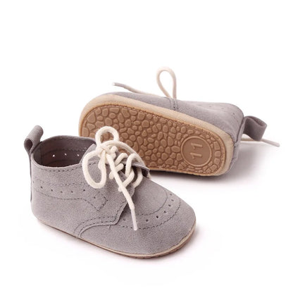 Newborn Baby Shoes Baby Boy Girl Shoes Classic Leather Rubber Sole Anti-slip Toddler First Walkers Infant Girl Shoes Moccasins