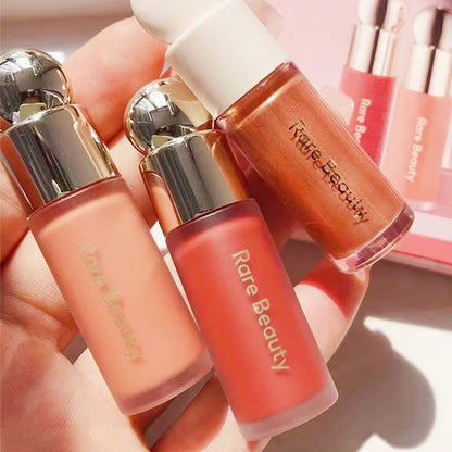Rare Beauty New Butter Lip Balm Moisturizing Plumping Lip Gloss Liquid Powder Blusher Long Lasting Natural Highlight Cosmetic