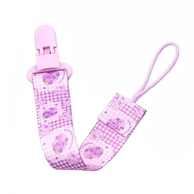 Baby Pacifier Clip Cartoon Pattern Pacifier Strap with Fun& Attractive Design