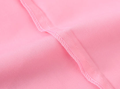 Children's Shirt in the Spring and Autumn New Boys and Girls Suit Collar Shirt Children's Pure Color Long Sleeve Shirt