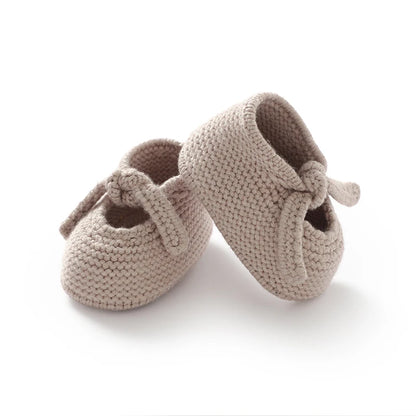 Newborn Baby Shoes Knitted Toddler Children First Bed Boots 0-18M Clothing Accessories Infant Boy Girl Footwear Fashion Shallow