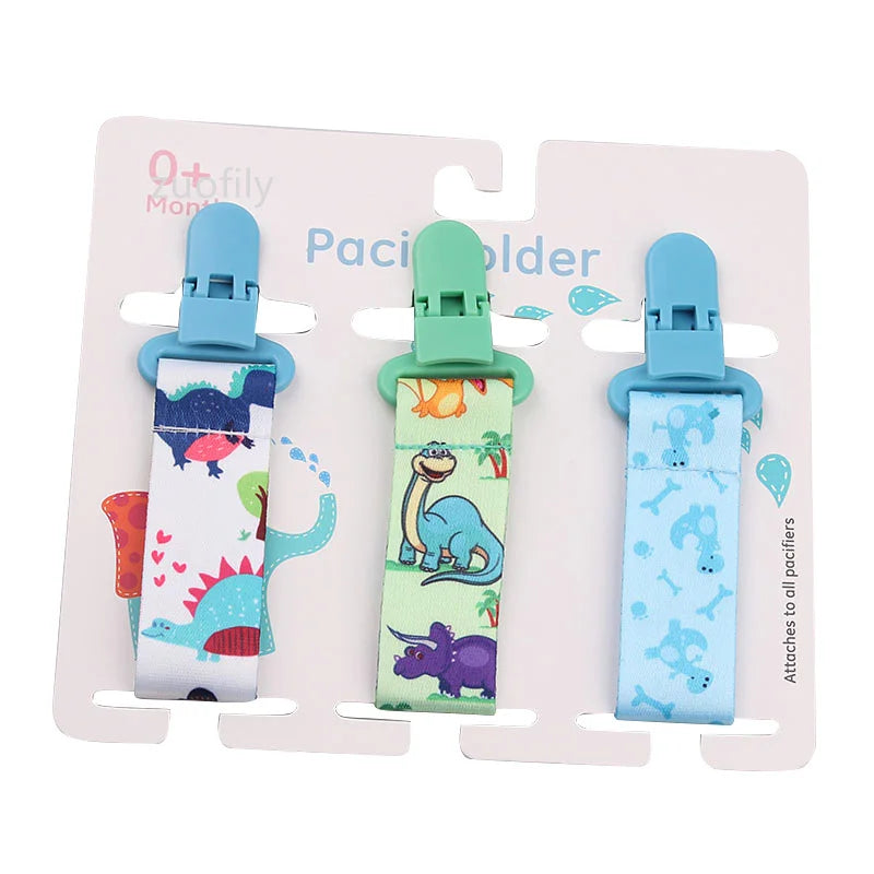 3 Pcs/Set Baby Pacifier Clips Pacifier Chain Dummy Clip Nipple Holder For Nipples Children Pacifier Clip Soother Holder Attache