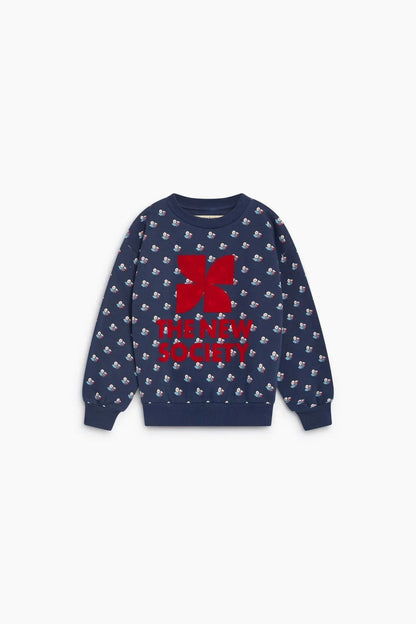 New Trend 26Aw TNS Style Pure Cotton Sweatshirt Top for Boys and Girls Pretty Girls