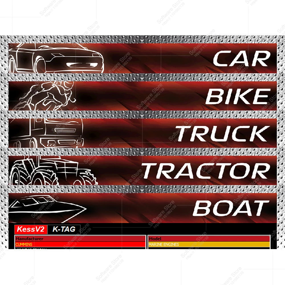 ECU Software Ksuite 2.80 Work With K E S S V2 V5.017 RSA Error Unlock Corrected for Car Truck Bike Tractors EU Online Version
