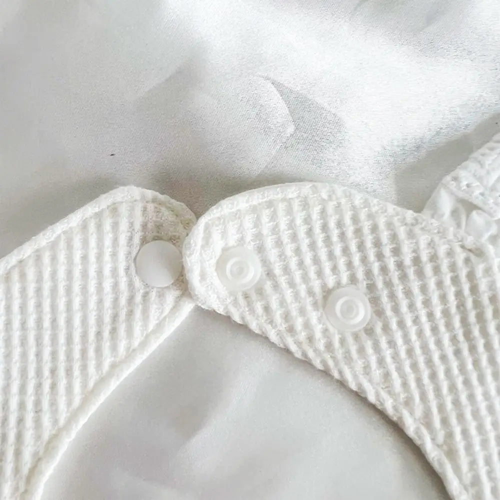 U-shaped Baby Cotton Bibs Waterproof Floral Baby Drooling Bibs Feeding Lace Saliva Towel Cloths Neck Wear Accessories