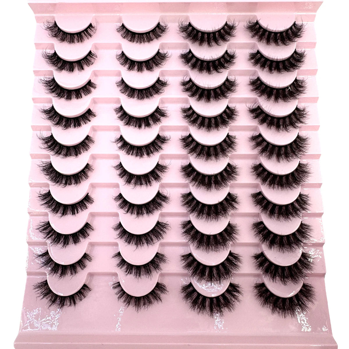16 Pairs 3D Mink Lashes Natural False Eyelashes Dramatic Volume Fake Lashes Makeup Eyelash Extension Silk Eyelashes