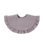 Baby Gauze Feeding Drool Bib Ruffle Solid Infants Saliva Towel Soft Cotton Burp Cloth For Toddler Kids Bibs Korean Style New