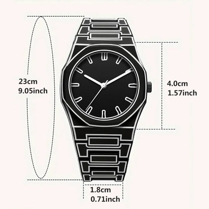2026 New Quartz Watch with Silicone Material and Comic Design, Featuring Classic Anime Lines, a Men's Sports Watch