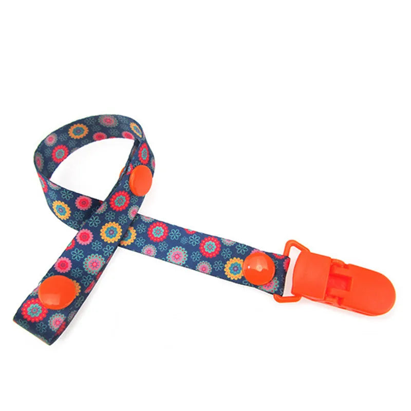 Adjust Baby Pacifier Clip Chain Ribbon Dummy Holder Chupetas Soother Pacifier Clips Leash Strap Nipple Holder for Infant Feeding