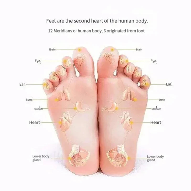 Foot Massage Mat Reflexology Walk Stone Road Acupressure Acupoint Mat For Long Sitting, Elderly & Students