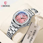 CHENXI 8222 Fashion Couple Quartz Watch Waterproof Night Light Date Stainless Steel Strap Casual Date Men's and Women's Watch