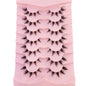 NEW 7pairs 8D Mink Lashes Natural Short False Eyelashes Mink Eyelashes 3D Mink Lashes Wispy HandMade Full Strip Lashes  Makeup