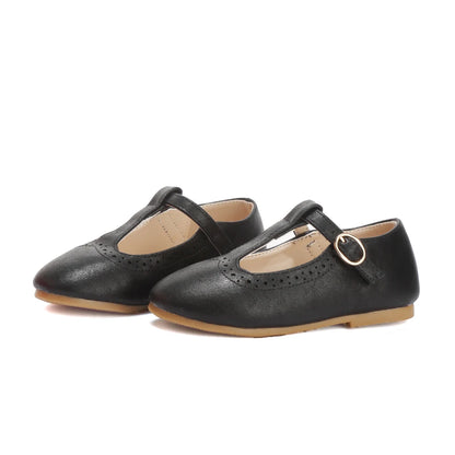 Ali Plus Kids Shoes Children Leather Flats Baby Girls Sole Brogue Performance Shoes Boys Party Mary Jane Toddler Slip On Oxfords