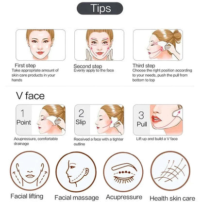 Smooth Polished Natural Jade Gua Sha Board Gentle Skin-Friendly Lightweight Portable SPA Massage Tool for Home Daily Skincare Travel Women Skincare Lovers Facial Massager Face Neck Care Beauty Accessory