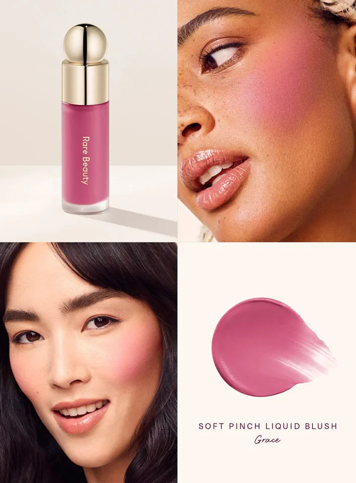 Rare Beauty Makeup Functional Liquid Blush Lasting Lightweight Easy Color Blusher Cream Waterproof HighColor Rendering Skin Tone