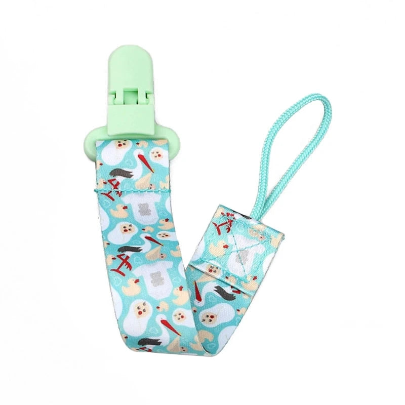 Baby Pacifier Clip Cartoon Pattern Pacifier Strap with Fun& Attractive Design