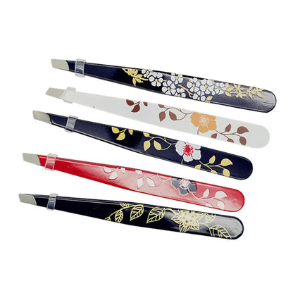 Professional Eyebrow tweezers Hair Beauty Slanted Stainless Steel Tweezer Tool