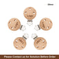 Mabochewing 20pcs 30mm 35mm Natural Beech Wood Clips for Baby Mobile Chewing Pacifier Chain