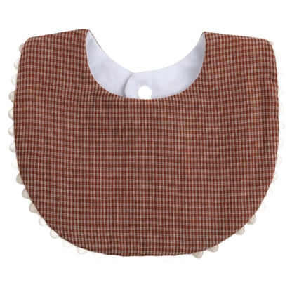 Cotton Gause Baby Bibs Solid Color Absorbent Baby Tassel Bib Newborn Burp Cloths Bandana Scarf for Kids Baby Girls Feeding Item