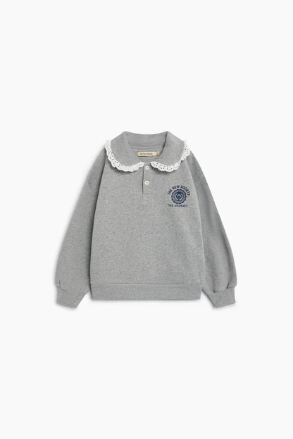 New Trend 26Aw TNS Style Pure Cotton Sweatshirt Top for Boys and Girls Pretty Girls