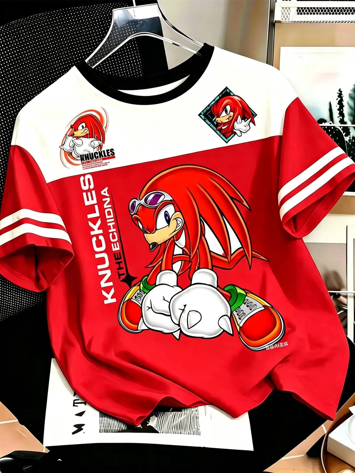 Blue The Hedgehog Sonic Tails 3d Graphic Printed Jersey Anime Game Fan Tee Fashion Street Wear Y2k Top Adult Children'S T-Shirt
