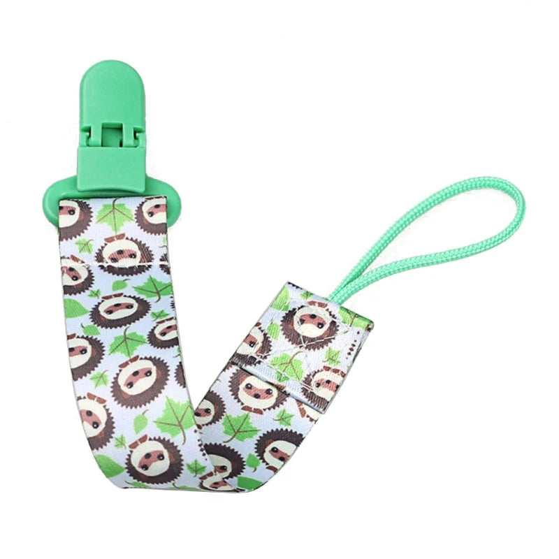 Baby Pacifier Clip Cartoon Pattern Pacifier Strap with Fun& Attractive Design