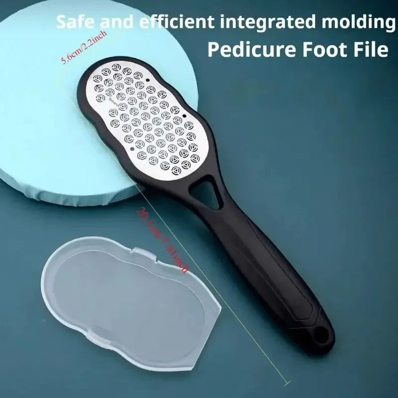 1Pc Stainless Steel Foot File Scraper Professional Pedicure Tool Household Daily Foot Skin Care Beauty Accessory