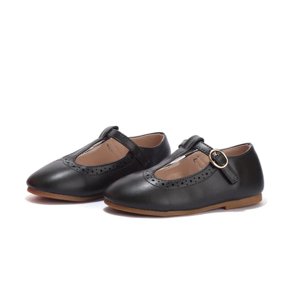 Ali Plus Kids Shoes Children Leather Flats Baby Girls Sole Brogue Performance Shoes Boys Party Mary Jane Toddler Slip On Oxfords