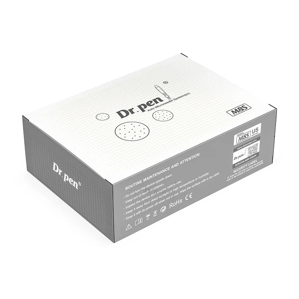 Dr Pen M8S Microneedling Pen Wireless Dermapen Beauty Machine with 2pcs Replacement Cartridges needle length 0.25mm
