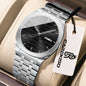 CAREKISO Luxury Fashion Men Clock Waterproof Week Date Casual Man Wristwatch Stainless Steel Quartz Business Men's Watches Reloj