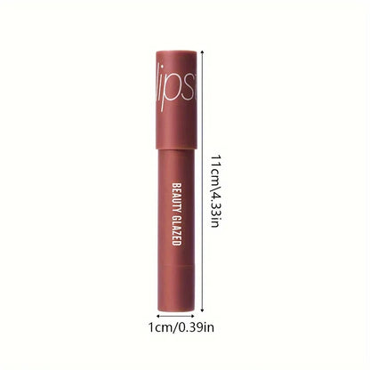 BEAUTY GLAZED 12 Colors Long-Lasting Waterproof Non-Stick Matte Lipstick Pen