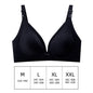 Pregnant Women Front Open Buckle Feeding Bra Solid Color Maternity Nursing Bra with Removable Pads
