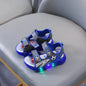 Children's Flashing Soft Sole Sandals Student LED Light-Up Shoes Boys and Girls Light-Up Sandals kids Glowing Beach Shoes