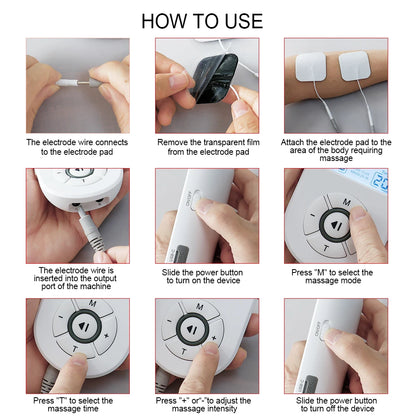 36Modes Electrical EMS Muscle Stimulator Tens Massage Digital Apparatus Pulse Slimming Acupuncture Full Body Relax Massager