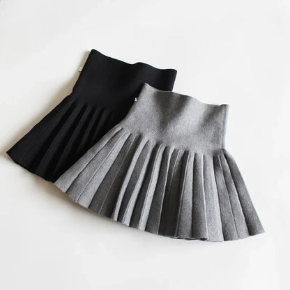 Kids Girls' Dress Children's Student Short Skirt Baby' Clothing Half Skirt Princess Pleated Tutu Skirt