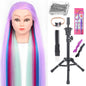 Long Hair Styling head For Hairstyle ProfessionaTraining Head Kit Mannequin Head Styling ToPractice Hot Curl lron Straighten
