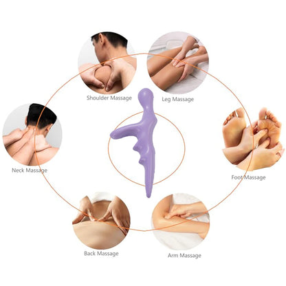 Foot Thumb Press Massager Manual Fascia Trigger Point Relax Legs Muscles Promotes Blood Circulation Portable Sole Foot Massager