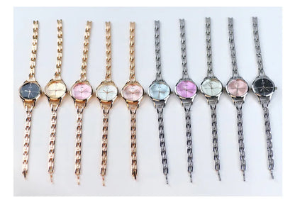 Bracelet Watch For Women Elegant Rose Gold Ladies Luxury Wristwatches Rhinestone Simple Fashion Female Quartz relogio feminino
