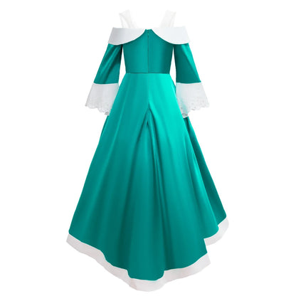 Girls New Game Movies Rosalina Peach Princess Dress Carnival Party Birthday Outfit Peach Cosplay Halloween Costume Dress