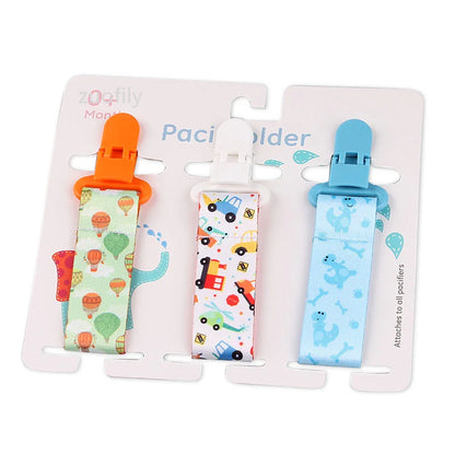 3 Pcs/Set Baby Pacifier Clips Pacifier Chain Dummy Clip Nipple Holder For Nipples Children Pacifier Clip Soother Holder Attache