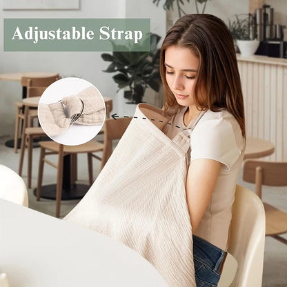 New Color Breathable Breastfeeding Cover Baby Feeding Nursing Covers Adjustable Nursing Apron Outdoor Privacy Mother Cover