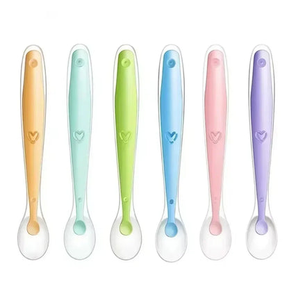 2/1pcs Silicone Spoon for Baby Infant Feeder Spoons for Children Kids Soft Safety Feeding Spoons BPA Free Baby Utensils Flatware