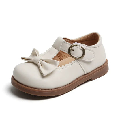 Girls Oxfords 2024 Spring Autumn Children Leather Shoes Girls Cute Sweet T-strap Shoes Toddler Girl Shoes School Performance