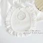 U-shaped Baby Cotton Bibs Waterproof Floral Baby Drooling Bibs Feeding Lace Saliva Towel Cloths Neck Wear Accessories