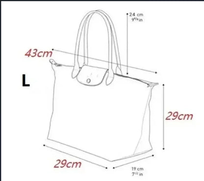 2026 Fashion Y2k Large Capacity Nylon Handbag Lightweight Waterproof Women's Shoulder Backpack Tote Bag for Daily Use