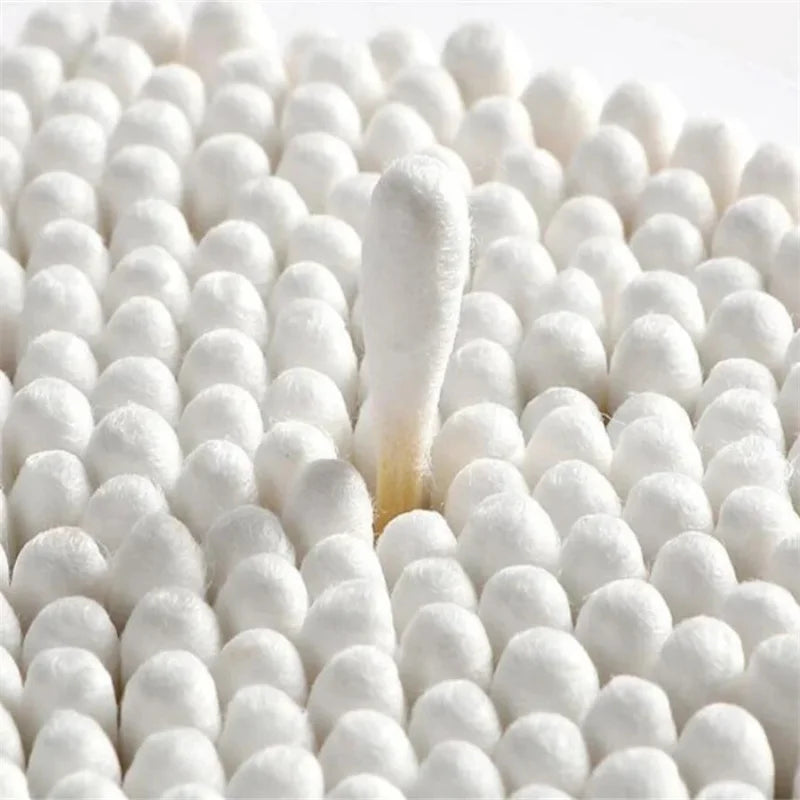 Wholesale 100/300/500/1000 pcs Double-Ended Cotton Swabs, Clean and Hygienic Baby Cotton Swabs, Ear Cleaning Sticks, Health Clea