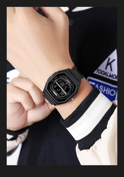SKMEI 2282 Watches For Men Women 5Bar Waterproof Stopwatch Countdown Wristwatches Reloj Hombre Fashion Digital Sport Electronic
